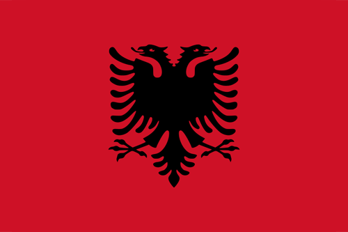 national flag of albania
