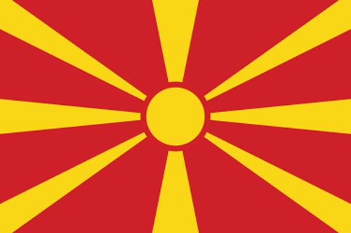 national flag of macedonia