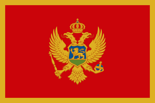 national flag of montenegro