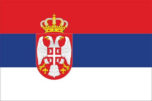 national flag of serbia
